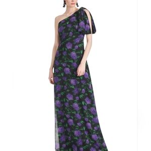 Sachin & Babi Chelsea One Shoulder Bow Gown